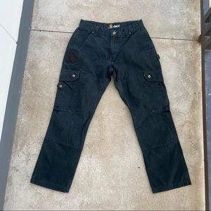Vintage Carhartt Relaxed Fit Black Cargo Pants